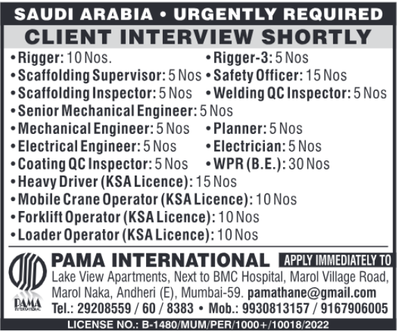 Saudi Arabia Jobs